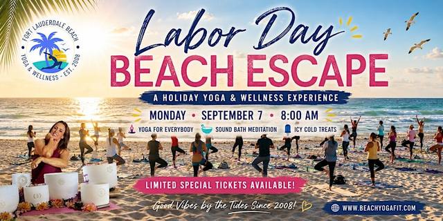 Labor Day Beach Escape Yoga & Wellness Experience