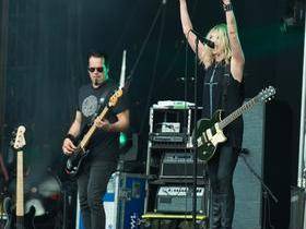 The Pretty Reckless with Paris Jackson and doug.