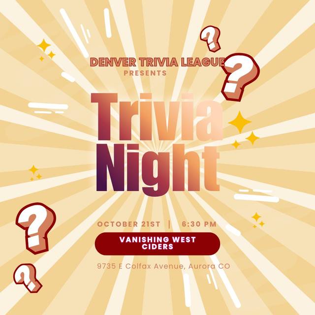 Trivia Night with Denver Trivia League