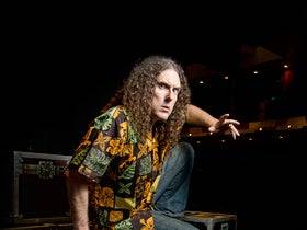 Weird Al Yankovic with Puddles Piddy Party