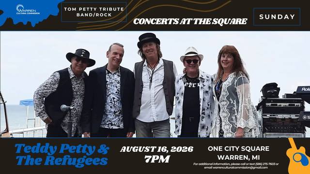 Teddy Petty & The Refugees at Concerts at the Square
