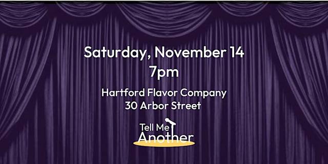 Tell Me Another: An Evening of Live Personal Storytelling