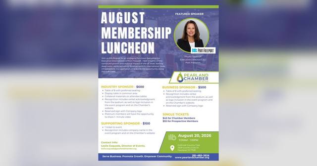August Monthly Membership Luncheon