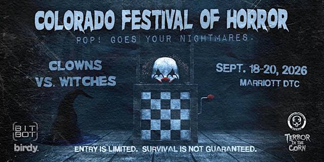 Colorado Festival of Horror 2026: Clowns vs. Witches