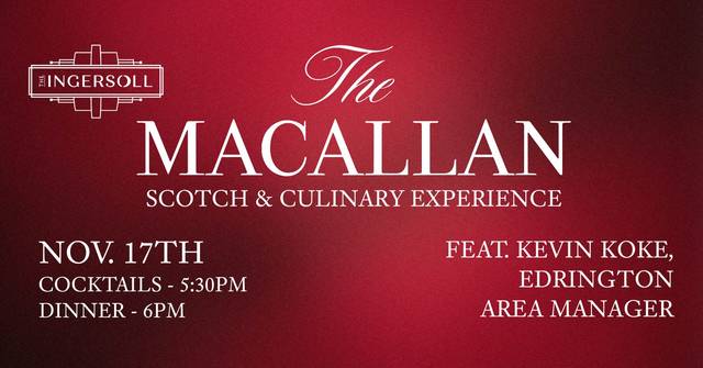 Macallan Scotch and Culinary Experience