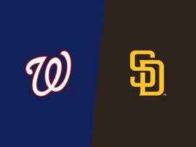 Nationals at Padres