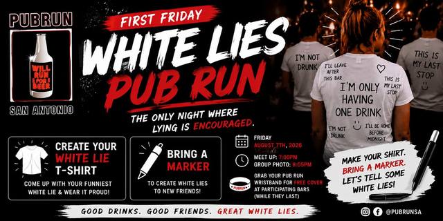 Pub Run San Antonio – First Friday Pub Run ("Anime vs Video Games")