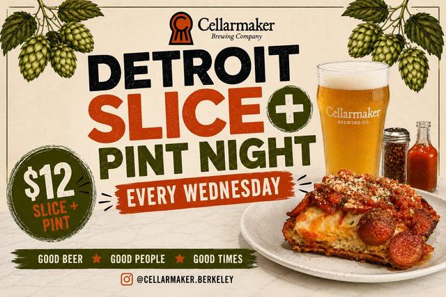 Wednesday Detroit Slice + Pint Night
