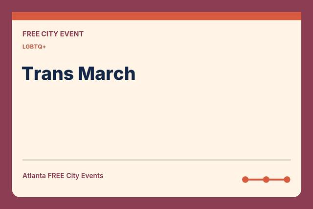 FREE Atlanta: Trans March