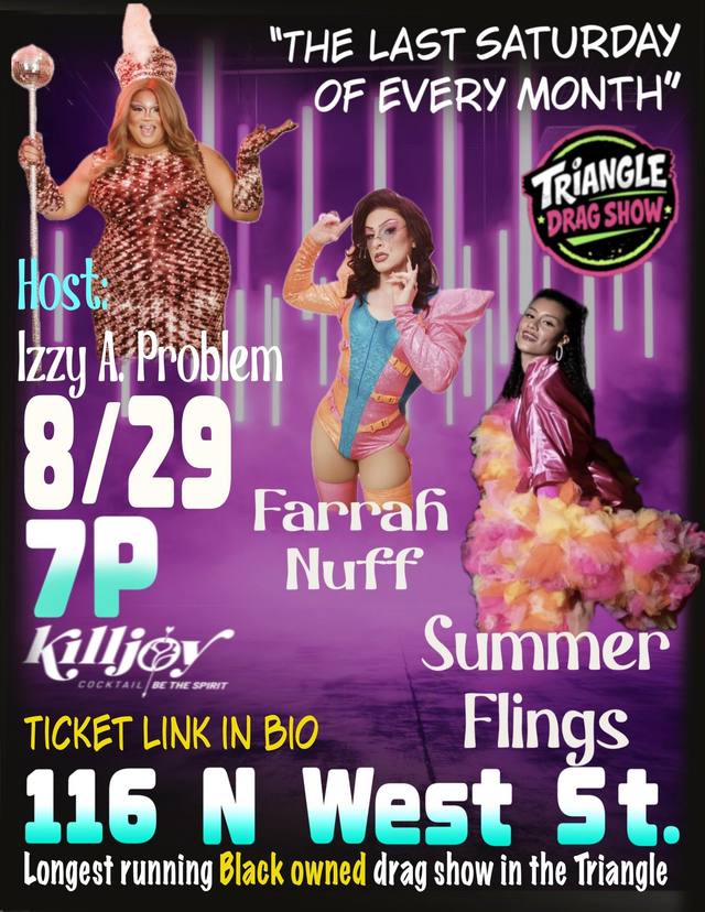 Triangle Drag Show at Killjoy
