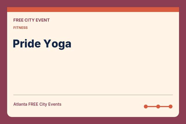 FREE Atlanta: Pride Yoga