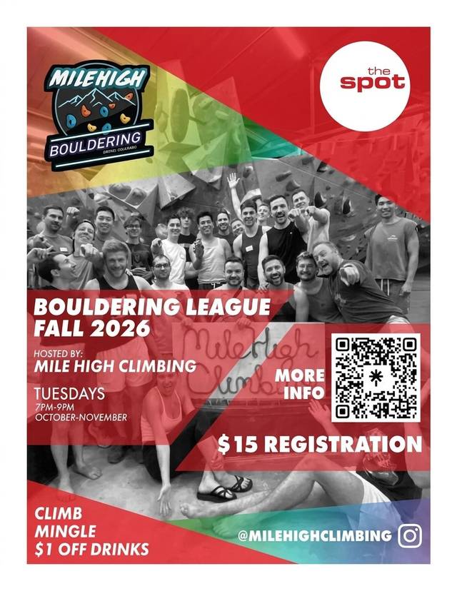 Mile High Climbing - Fall 2026 Bouldering League