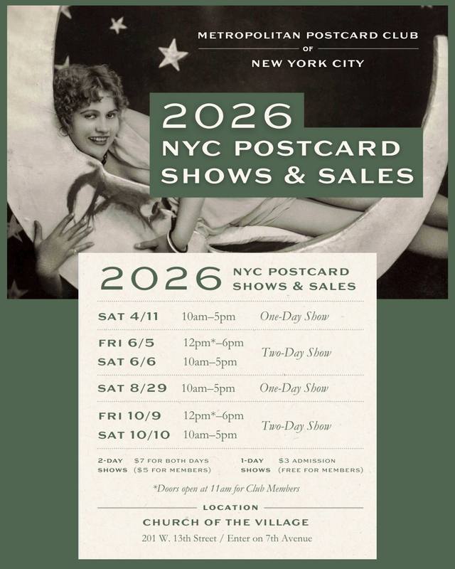 Metropolitan Postcard Club One-Day Show & Sale