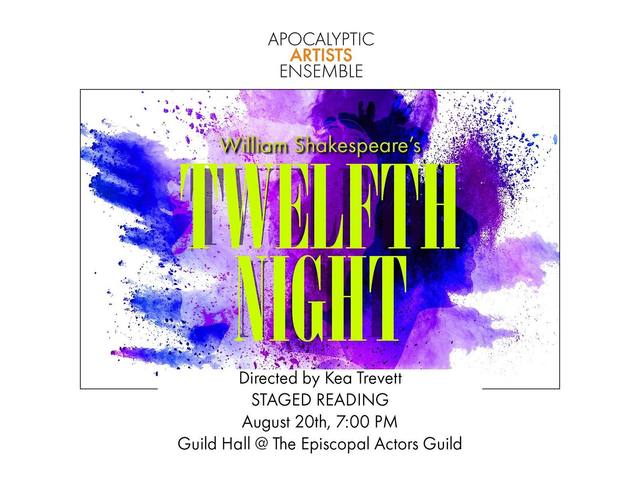 Apocalyptic Artists Ensemble Presents: Twelfth Night