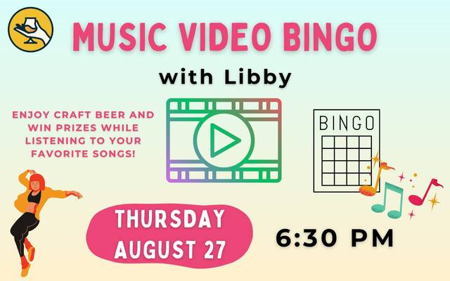 Music Video Bingo with Libby!