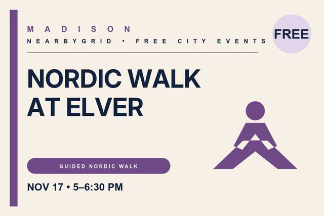 FREE Madison: Learn to Nordic Walk — Elver Park