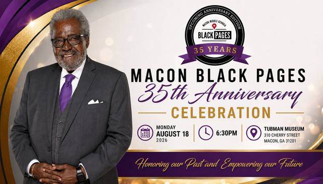 Macon Black Pages 35th Anniversary Celebration and Book Premiere