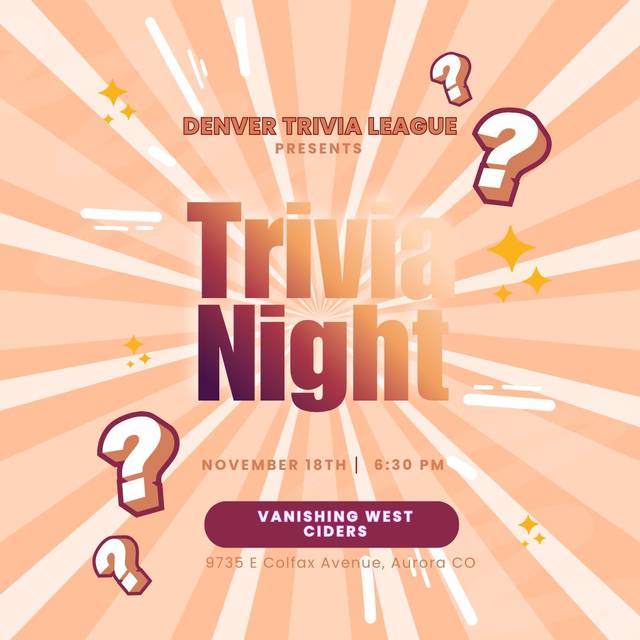 Trivia Night with Denver Trivia League