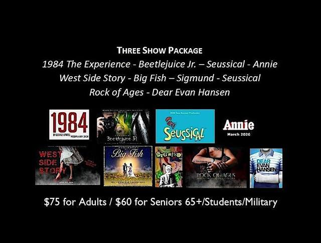 Academy Players of RI 3-Show Package