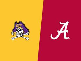 East Carolina at #13 Alabama