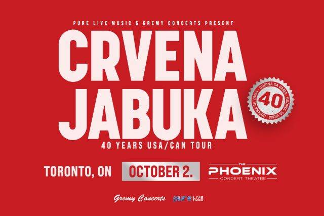 Crvena Jabuka - 40th Anniversary Tour