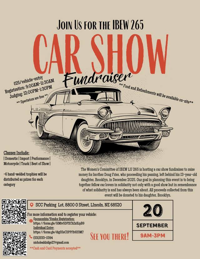 IBEW Car Show Fundraiser