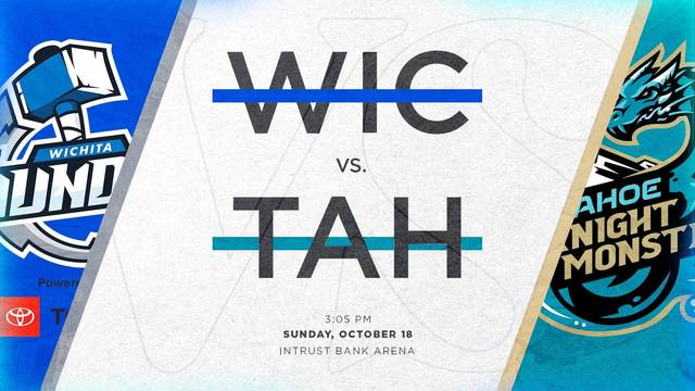 Wichita Thunder vs. Tahoe Knight Monsters