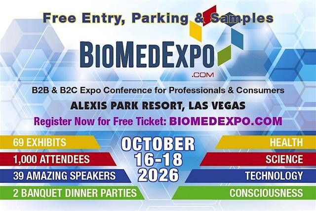 Exhibit Sales for Biomed Expo Las Vegas 2026