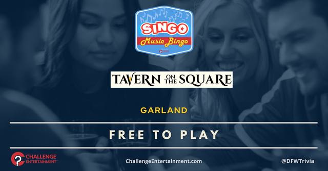 SINGO Music Bingo Night