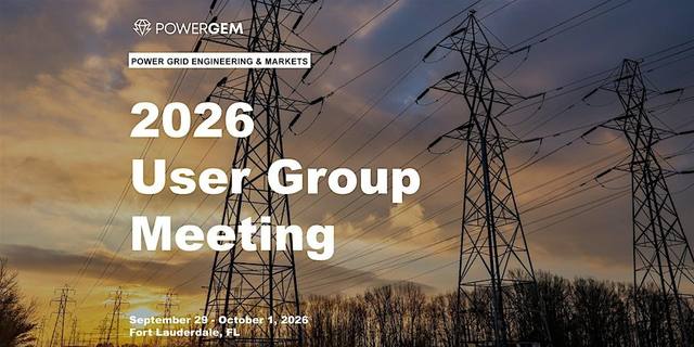 2026 User Group Meeting | PowerGEM