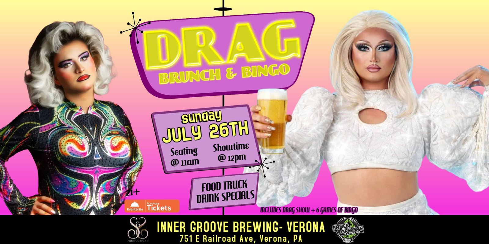 Drag Brunch at Inner Groove Brewing