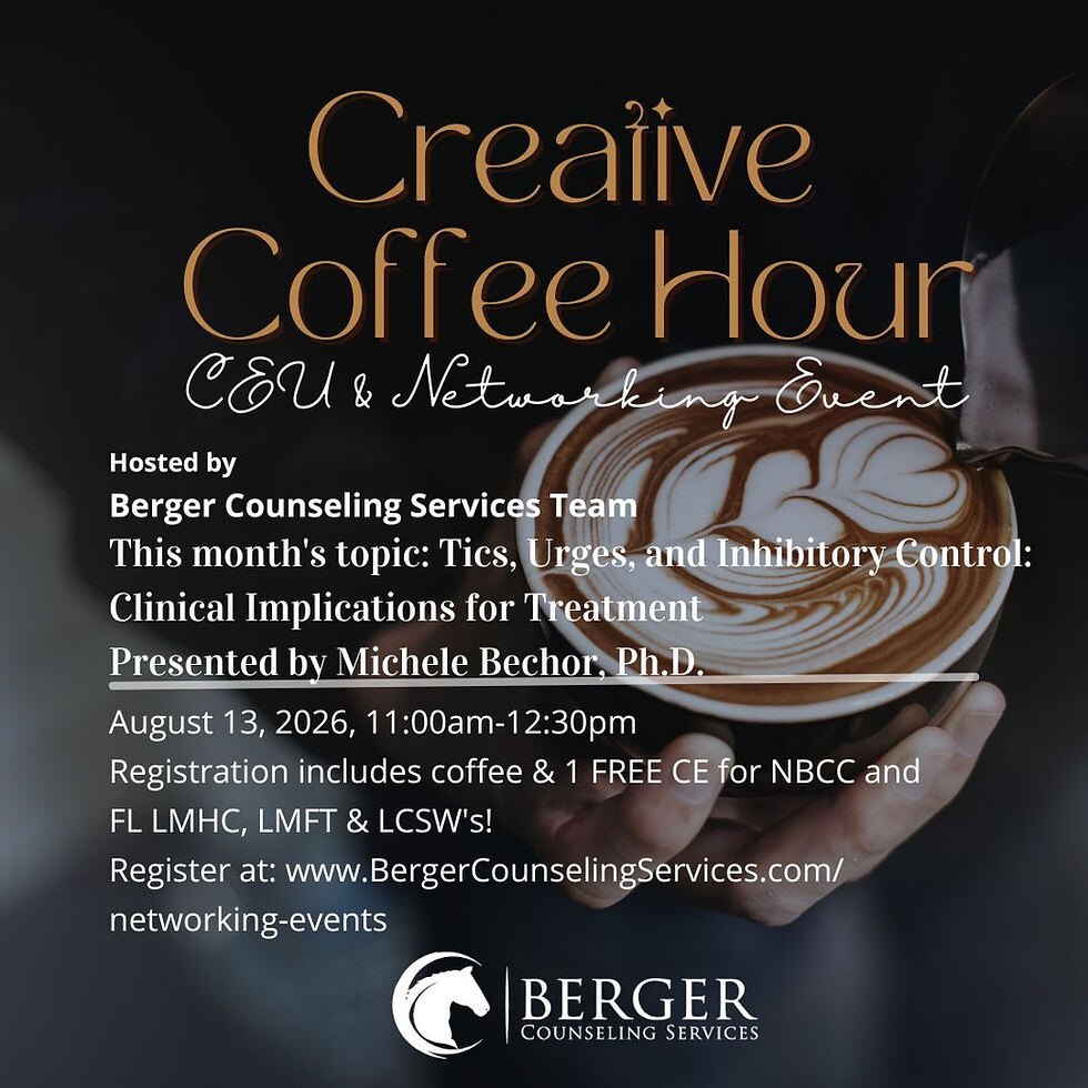 Creative Coffee Hour: Tics, Urges, and Inhibitory Control