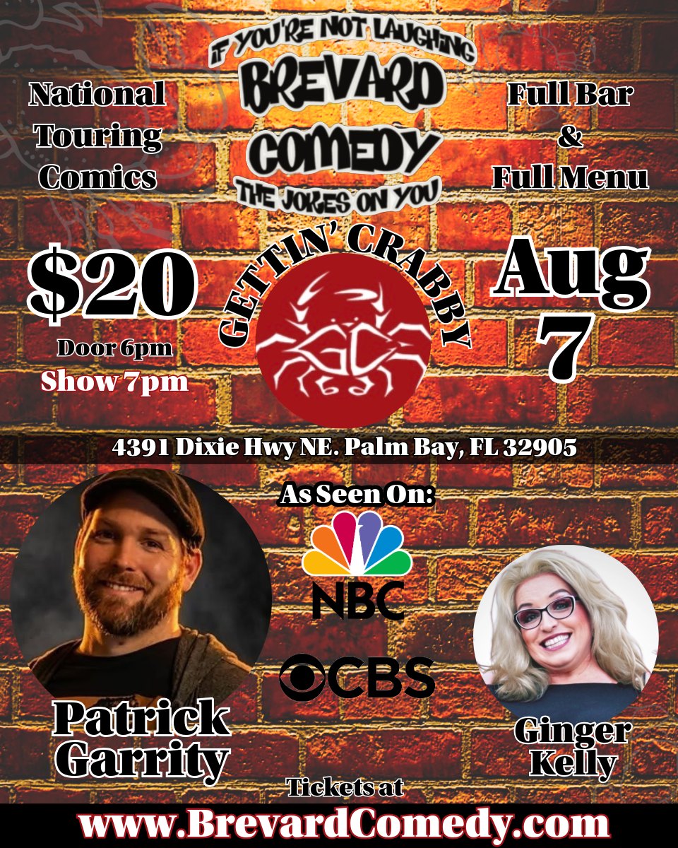 Brevard Comedy at Gettin Crabby