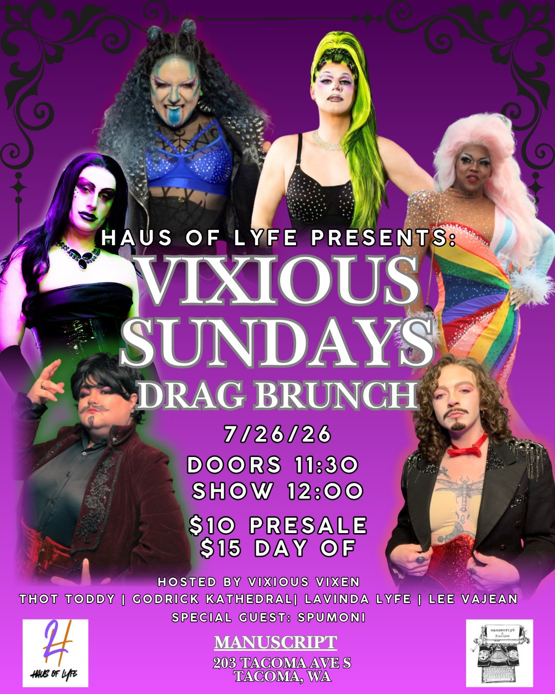 Vixious Sunday's Drag Brunch