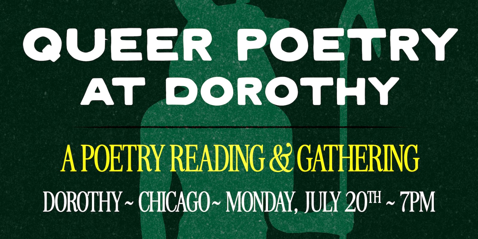 Queer Poetry at Dorothy: Celebrating they/she/he