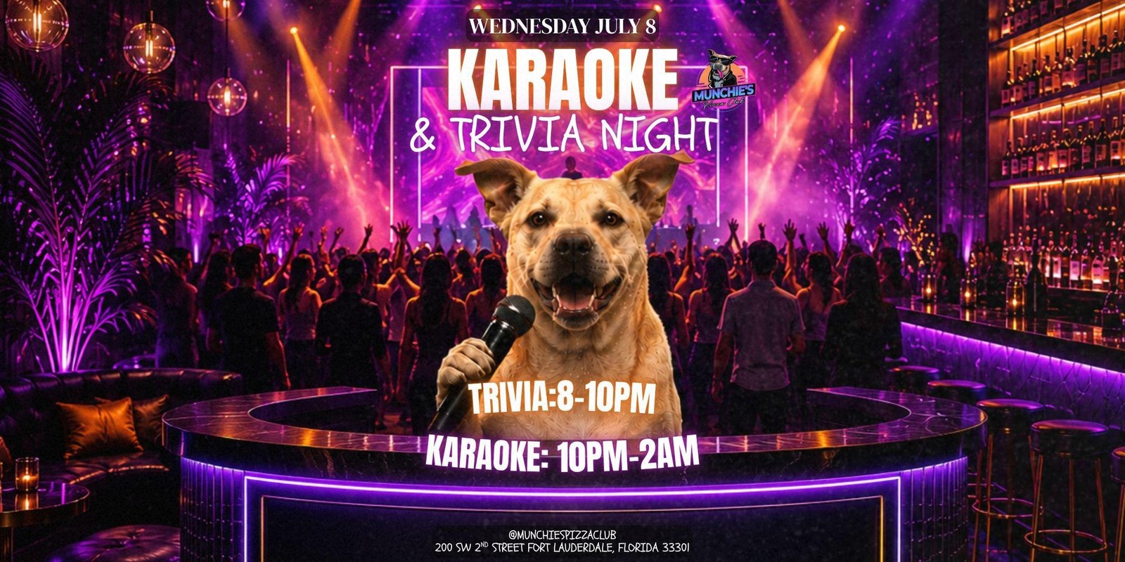 Game Show Trivia Karaoke Wednesdays @ Munchie's Pizza Club