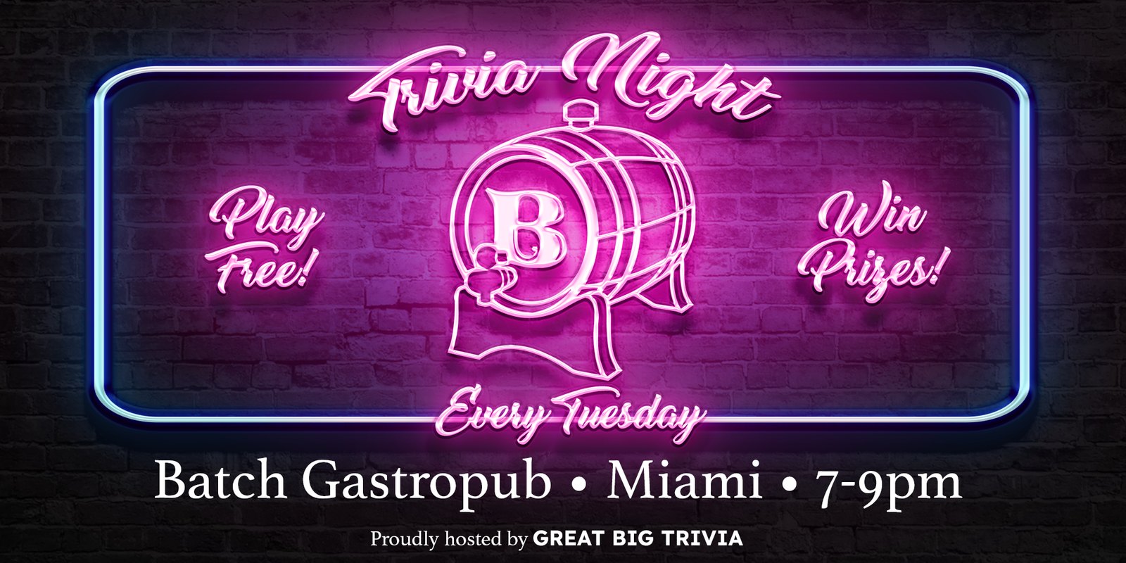 Trivia Tuesday @ Batch Gastropub Miami