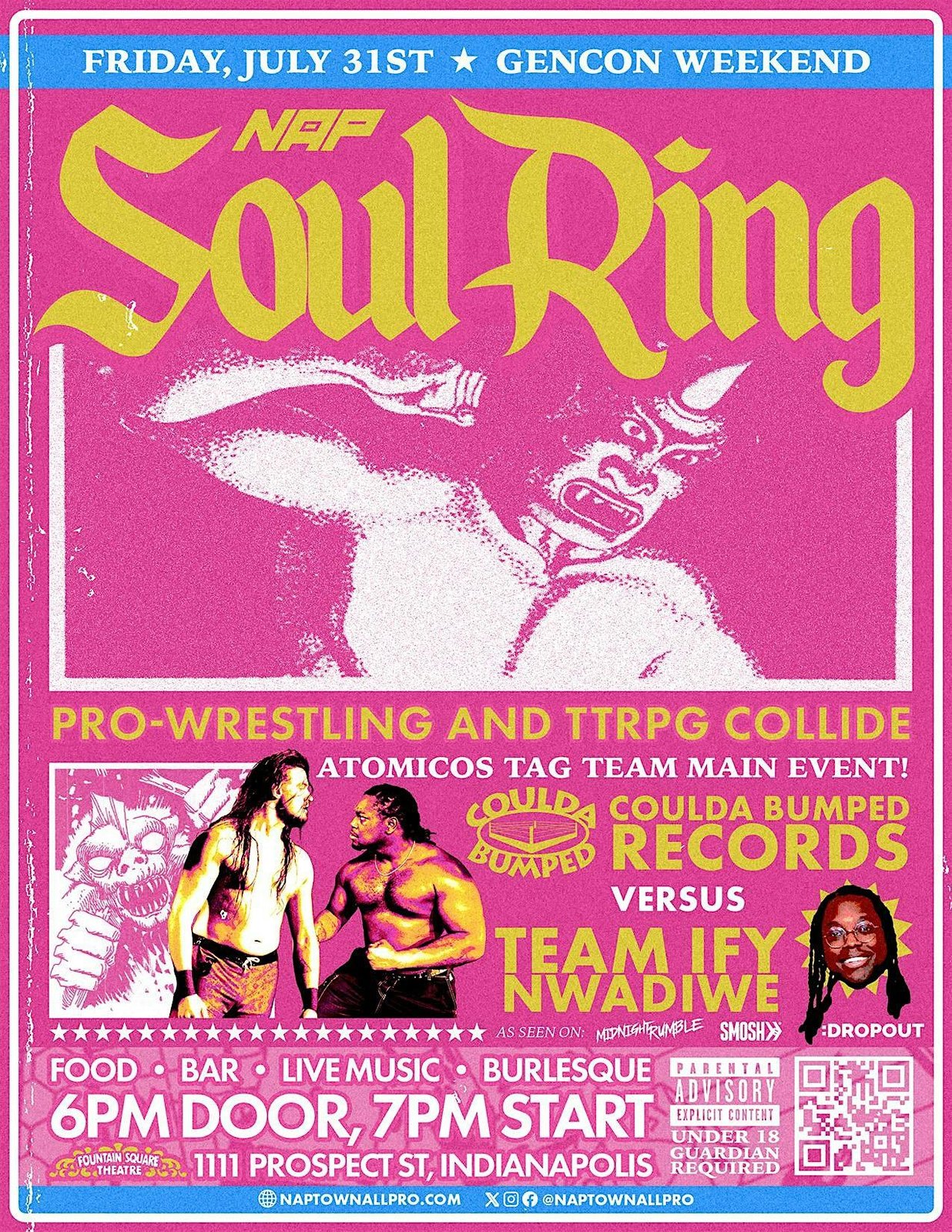NAP Soul Ring: TTRPG x Wrestling