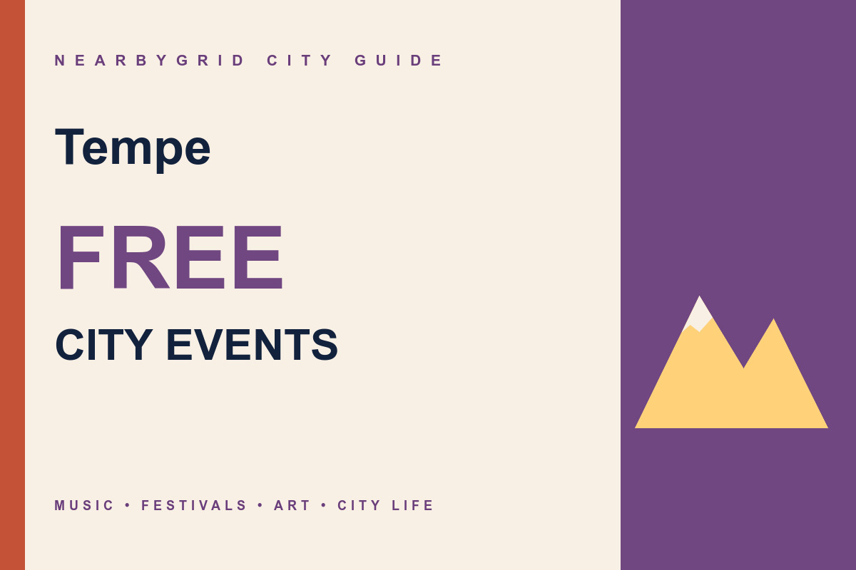 Tempe FREE City Events