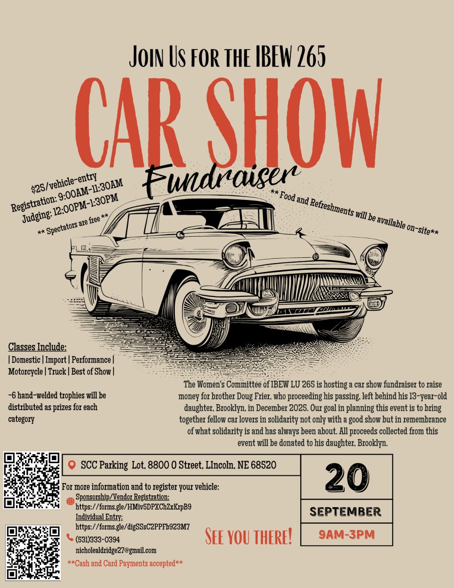 IBEW Car Show Fundraiser