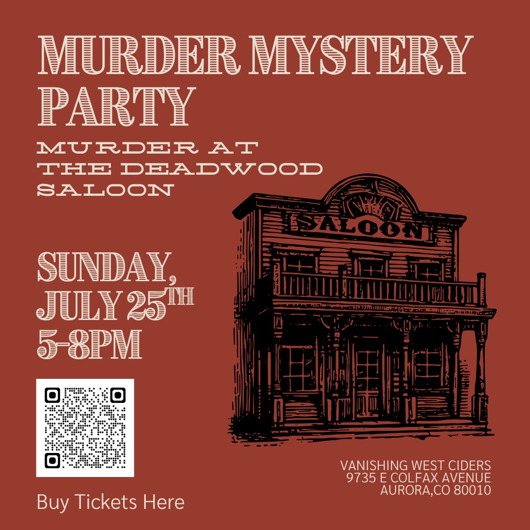 Murder Mystery Party: Deadwood Saloon