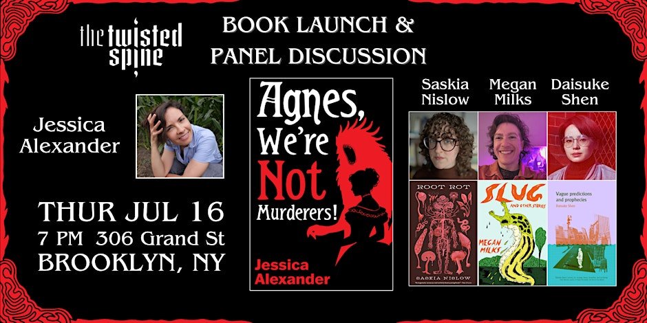 Book Launch: Agnes, We're Not Murderers!