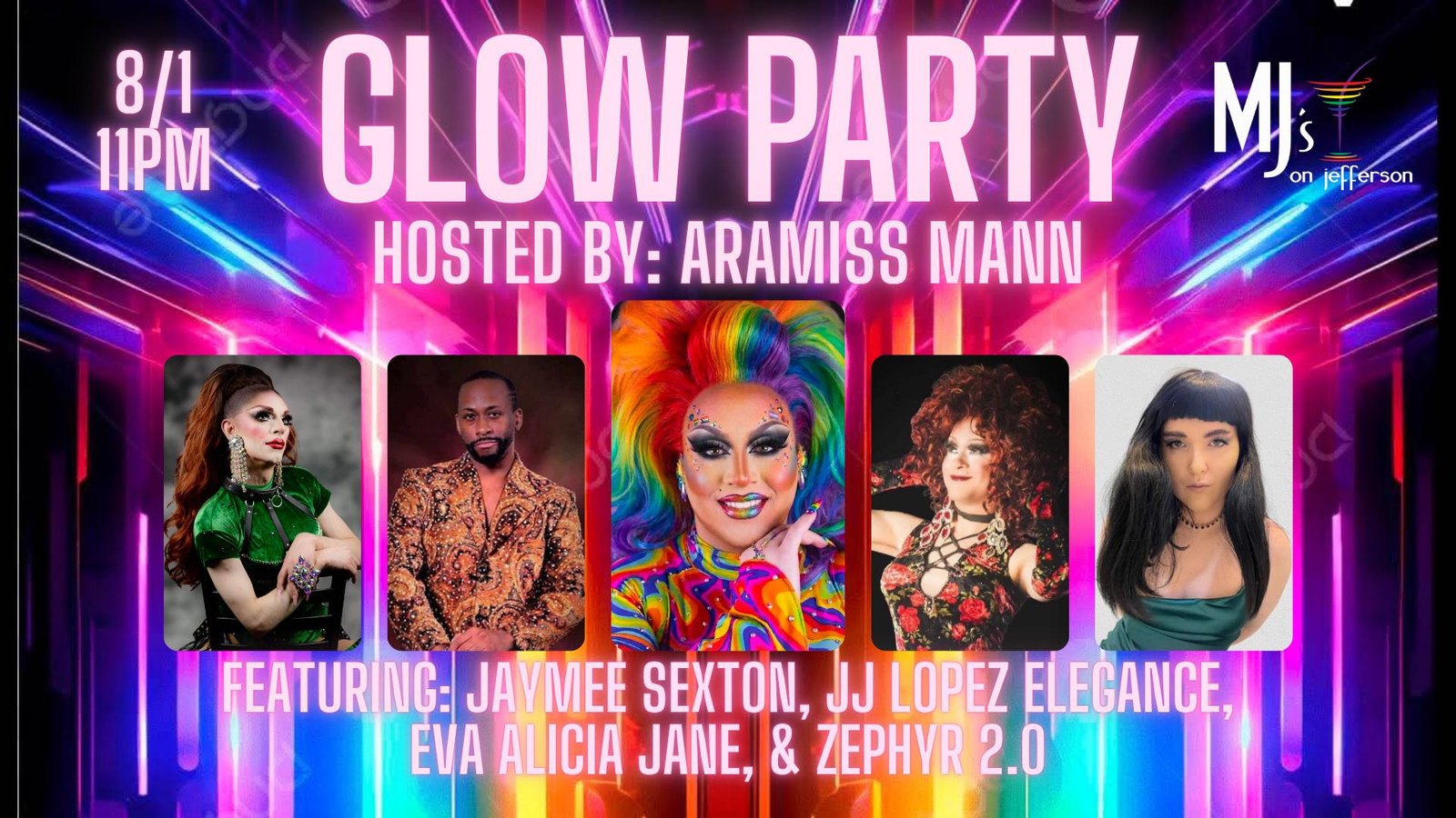Glow Party at MJ's on Jefferson