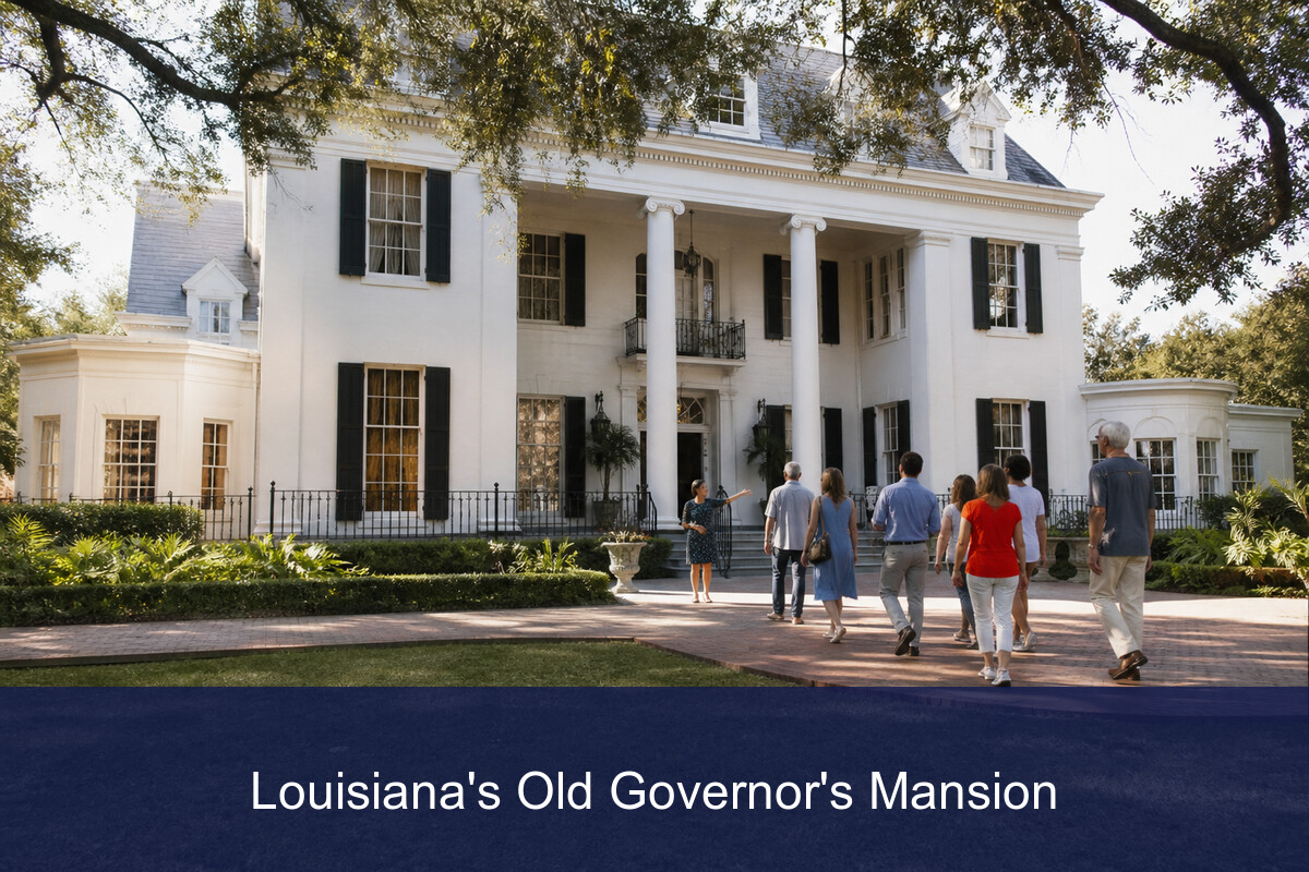 Louisiana's Old Governor's Mansion Free First Sunday: Fall into History