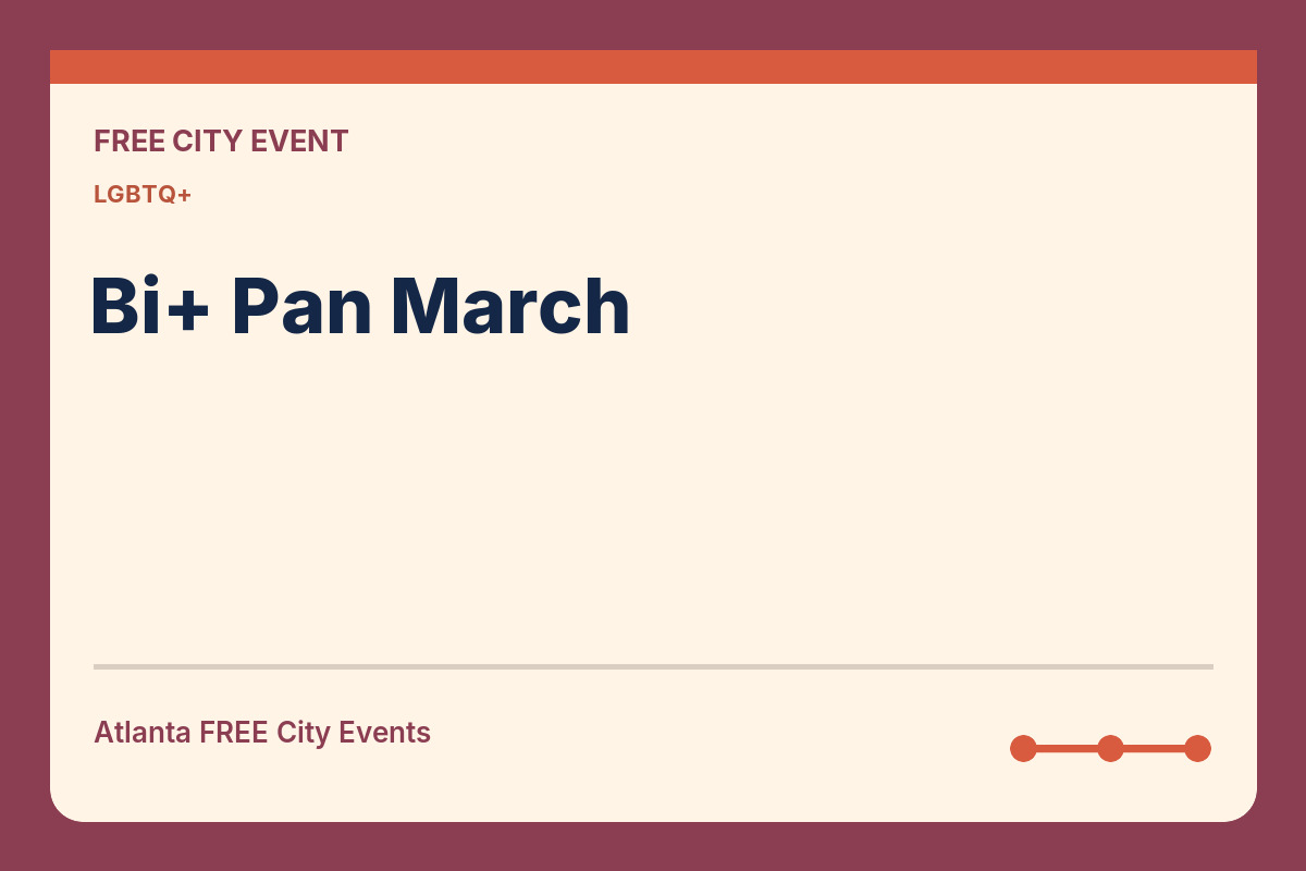 FREE Atlanta: Bi+ Pan March