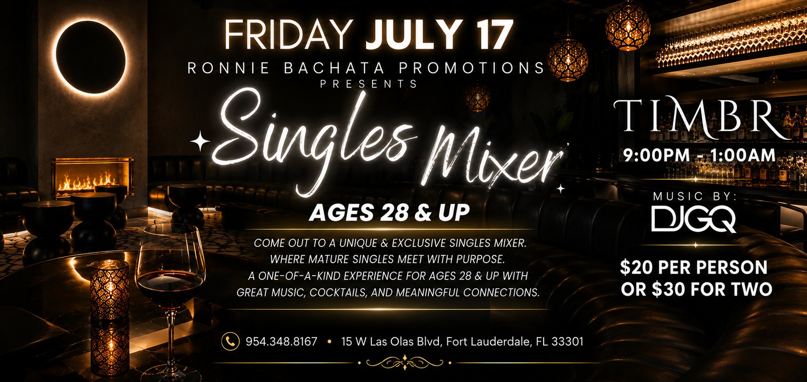 SINGLES MIXER AGES 28 & UP
