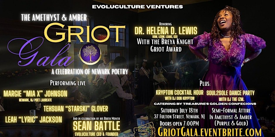 The 2026 Amethyst and Amber Griot Gala: a celebration of Newark Poetry