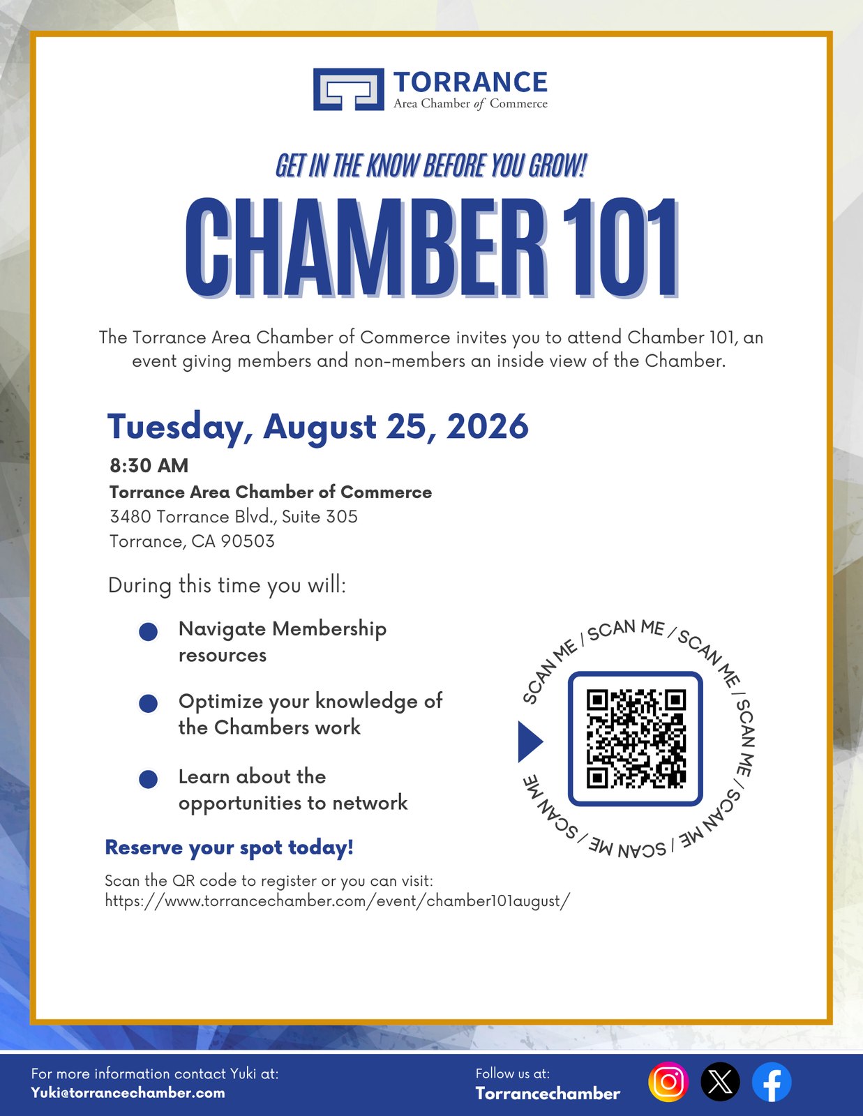 Chamber 101