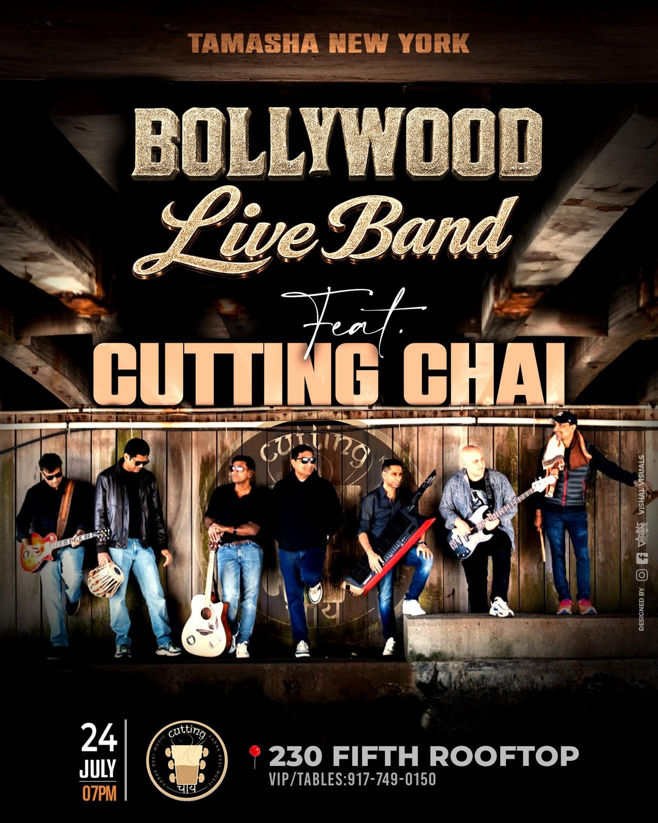 Manhattan Bollywood Live ft. Cutting Chai Band at 230 Fifth Ave