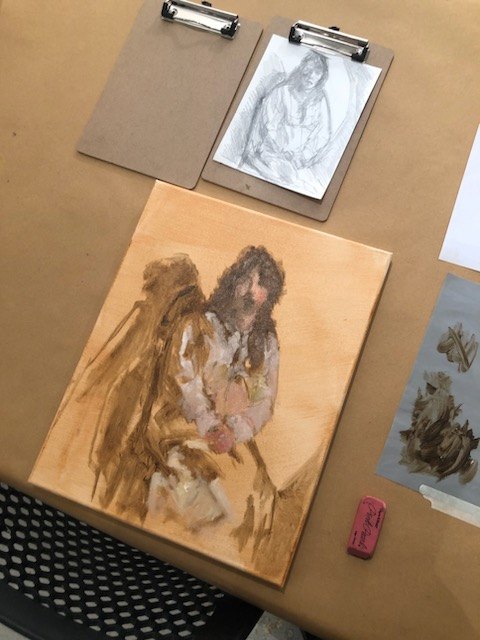 Painting Workshop: Portrait painting from life with Faith Fisher
